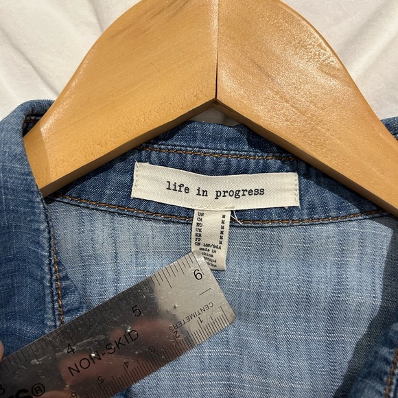 Life in progress denim top - Picture 3 of 3